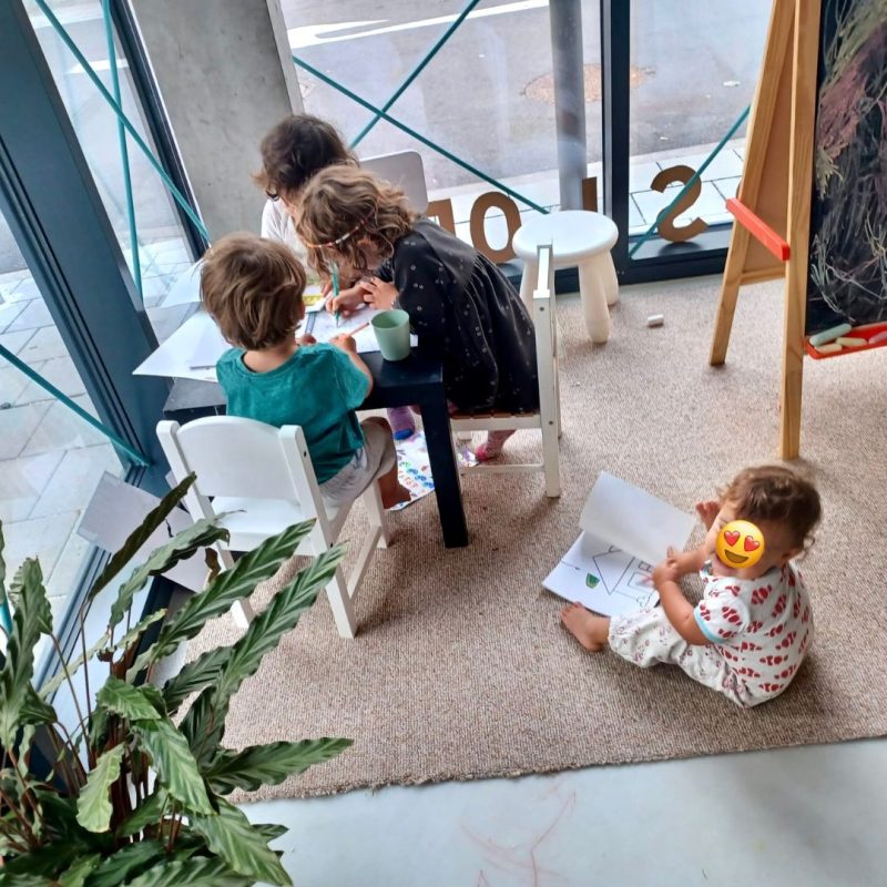 Bild von spielenden Kindern in den Graumann-Lofts in den Kids-Lofts im EG