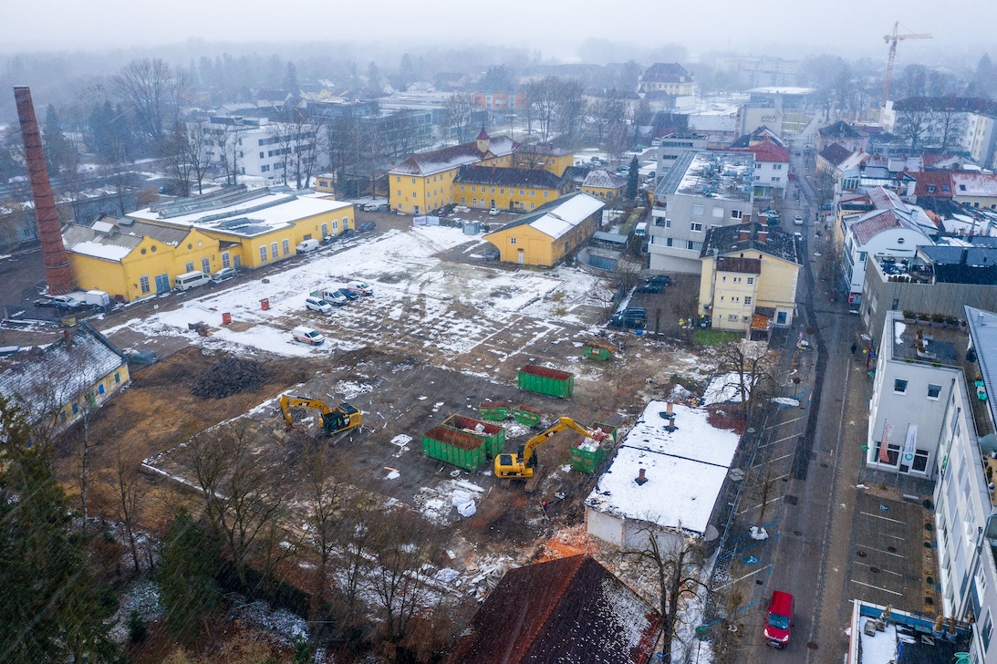 Graumann-Viertel nach Abbruch der Lager 2018