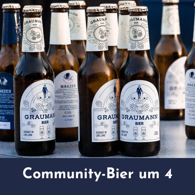 Community Bier um 4: Graumann-Bierflaschen